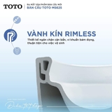 Bồn cầu 1 khối TOTO MS625DT8#XW nắp êm