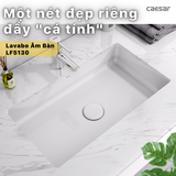Lavabo chậu rửa mặt Caesar LF5130 âm bàn