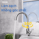 Vòi chậu rửa chén Caesar K415C nóng lạnh