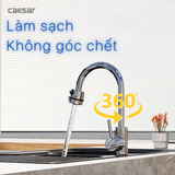 Vòi chậu rửa chén Caesar K695CV nóng lạnh