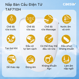 Bồn Cầu 1 khối CAESAR C1394F Nắp Rửa Điện Tử TAF710H