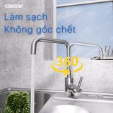 Vòi chậu rửa chén Caesar K685C nóng lạnh