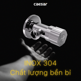 Van Khóa Góc Caesar BF403S (Ø21) 1 Đường Nước