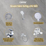 Vòi sen tắm nóng lạnh Caesar S393C