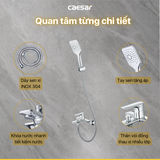 Vòi sen tắm nóng lạnh Caesar S773C
