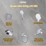 Vòi sen tắm nóng lạnh Caesar S503C