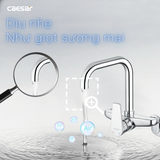 Vòi chậu rửa chén Caesar K535C nóng lạnh gắn tường