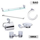 Bộ phụ kiện Inox Bao 6M6A (có bán lẻ) - Phụ kiện nhà vệ sinh, nhà tắm