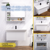 Lavabo chậu rửa mặt Caesar LF5376 treo tường