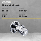 Van T Chia Nước Caesar BF428 (Ø21) Xi Mạ