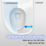 Bồn cầu điện tử Caesar CA1380H