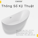 Bồn Tắm Caesar KT1170 Đặt Sàn 1m7