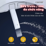 Bồn Cầu 1 khối CAESAR C1394F Nắp Rửa Điện Tử TAF710H