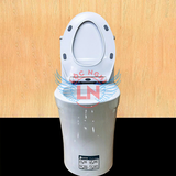 Bồn cầu 1 khối Siton S801 xả hai nhấn nắp êm chống xước