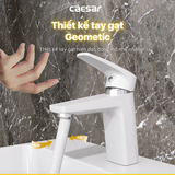 Vòi Lavabo Caesar B390CWU Màu Trắng Nóng Lạnh