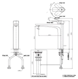 Vòi lavabo chậu rửa mặt TOTO TLG07305V nóng lạnh cổ cao