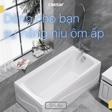 Bồn tắm dài Caesar AT0870L(R) dài 1m7 loại chân yếm