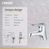 Vòi sen gắn bồn tắm Caesar AS111C nóng lạnh