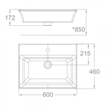 Lavabo chậu rửa mặt American Standard WP-F525.1H đặt bàn