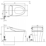 Bồn cầu điện tử American Standard Aerozen G2 WP-5017