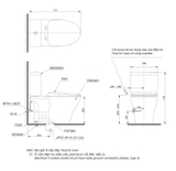Bồn cầu 2 khối TOTO CS326DW14#XW nắp rửa C5 - TCF24410AAA