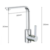 Vòi chậu rửa chén Caesar K665C nóng lạnh