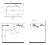 Lavabo chậu rửa mặt TOTO  LT5716#XW đặt bàn sứ chống bám bẩn
