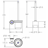 Cọ vệ sinh American Standard WF-0286