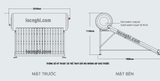 Máy nước nóng năng lượng mặt trời Ariston 300 lít (không lắp)