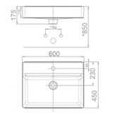 Lavabo chậu rửa mặt American Standard WP-F420 đặt bàn