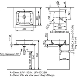 Lavabo chậu rửa mặt INAX AL-369V đặt bàn