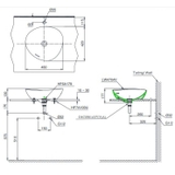 Lavabo rửa mặt TOTO LT4704G17#XW đặt bàn [Cao cấp]