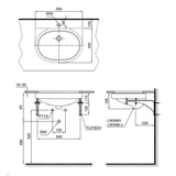Lavabo chậu rửa mặt TOTO LT546#XW âm bàn sứ chống bám bẩn