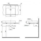Lavabo chậu rửa mặt TOTO LT950C#XW đặt bàn sứ chống bám bẩn