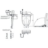 Nắp Rửa Điện Tử Washlet TOTO TCF4911EZ (W12)