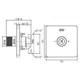 Nút Điều Chỉnh Thân Vòi Sen American Standard FFAS0927 EasySET
