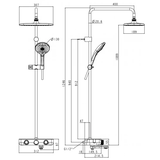 Cây sen tắm American Standard WF-4956 nóng lạnh