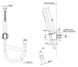 Bộ vòi sen tắm TOTO TBG04302VA/TBW02017A nóng lạnh