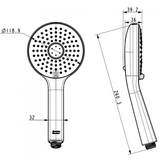 Tay Sen American Standard 1030980001 3 Chế Độ 120 mm