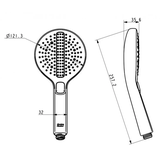 Tay Sen American Standard 1030990001 3 Chế Độ 120 mm RainClick Combing