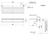 Bản vẻ Thanh Vắt Khăn Toto YTS903BV