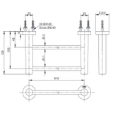 Thanh Vắt Khăn TOTO YTS406BV