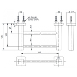 Thanh Vắt Khăn TOTO YT408W6V