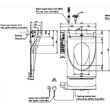 Nắp Rửa Điện Tử Washlet TOTO TCF23410AAA (W16) C2
