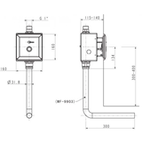 Xả tiểu American Standard WF-8603 cảm ứng từ âm tường