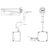Vòi lavabo chậu rửa mặt American Standard WF-8511 nước lạnh gắn tường
