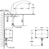 Vòi lavabo chậu rửa mặt American Standard WF-8815 nước lạnh cảm ứng