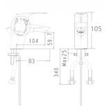 Vòi lavabo chậu rửa mặt American Standard WF-0301 nóng lạnh