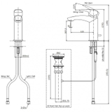 Vòi lavabo chậu rửa mặt TOTO TLG09301V nóng lạnh