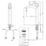 Vòi lavabo chậu rửa mặt TOTO TLG09305V nóng lạnh cổ cao